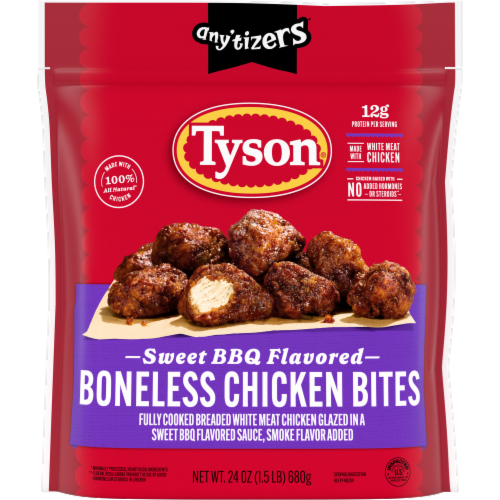 Tyson® Any’tizers® Frozen Honey BBQ Boneless Chicken Bites