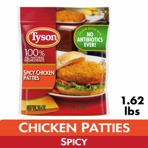 Tyson® Spicy Breaded Chicken Patties, 26 oz Smith’s Food and Drug