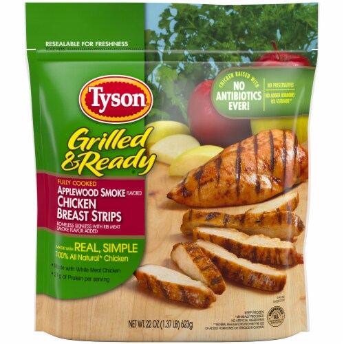 Tyson Fully Cooked, Unbreaded Buffalo Style Chicken Breast Strips Hy ...