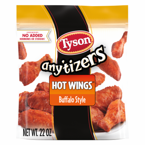 Tyson Any'tizers Frozen Buffalo Style Hot Wings Perspective: front