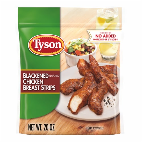 Tyson Frozen Blackened Flavored Chicken Tenders Perspective: front