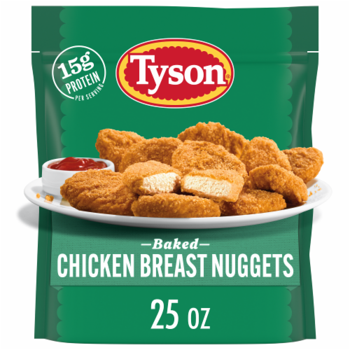 Tyson® Air Fried Perfectly Crispy Frozen Chicken Nuggets Perspective: front