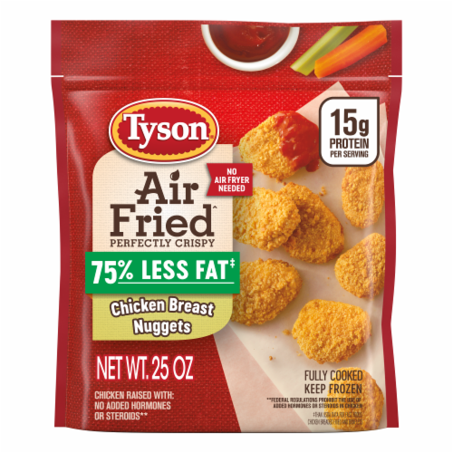 Tyson® Air Fried Perfectly Crispy Chicken Nuggets Perspective: front
