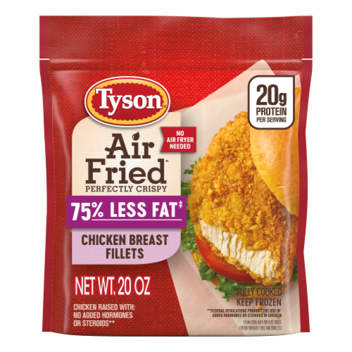 Tyson® Air Fried Perfectly Crispy Chicken Breast Fillets Perspective: front