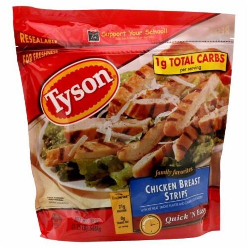 Tyson Chicken Breast Strips Perspective: front