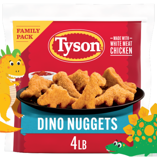 Tyson Frozen Dino Nuggets Perspective: front
