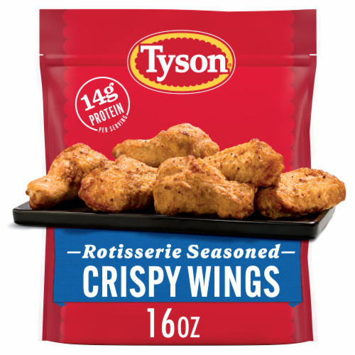 Tyson Frozen Rotisserie Seasoned Crispy Wings Perspective: front