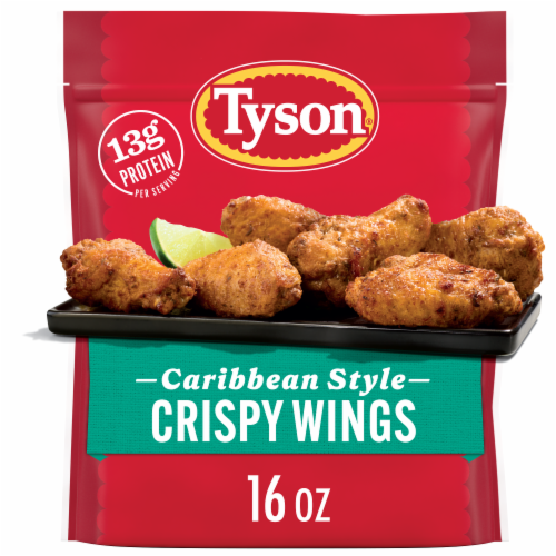 Tyson Caribbean Style Crispy Wings Perspective: front