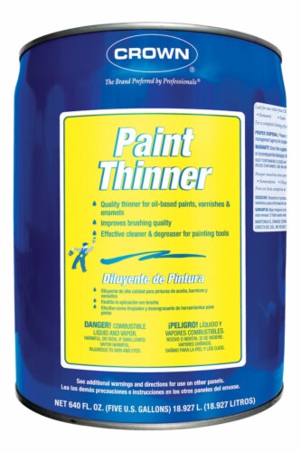 Crown Paint Thinner 5 gal. - Total Qty: 1 Perspective: front