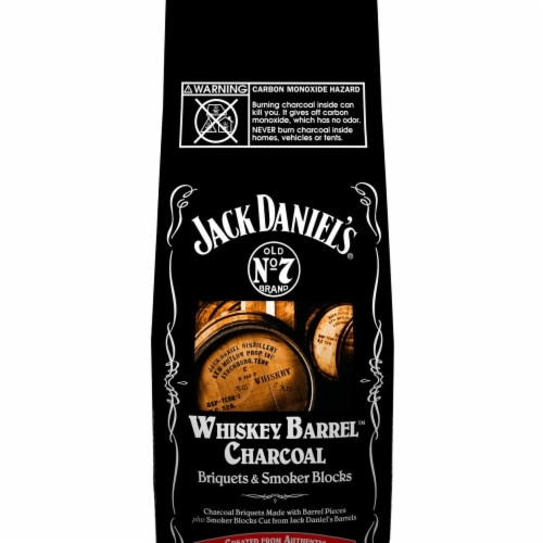 Jack Daniels 4lb Charcoal Briquets Perspective: front