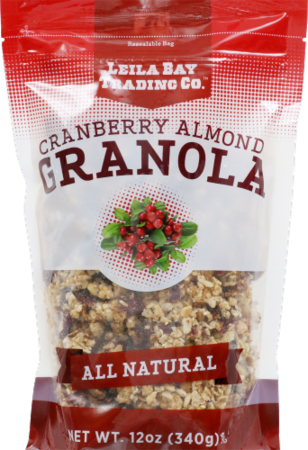 Leila Bay Trading Co.™ Cranberry Almond Granola Perspective: front
