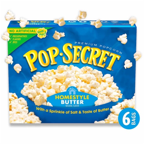 Pop Secret® Homestyle Microwavable Popcorn Perspective: front