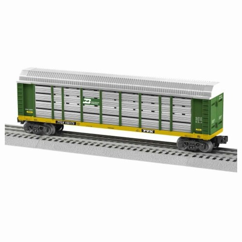 Lionel LNL1928011 O-27 Autorack BN No.159173 Model Train Perspective: front