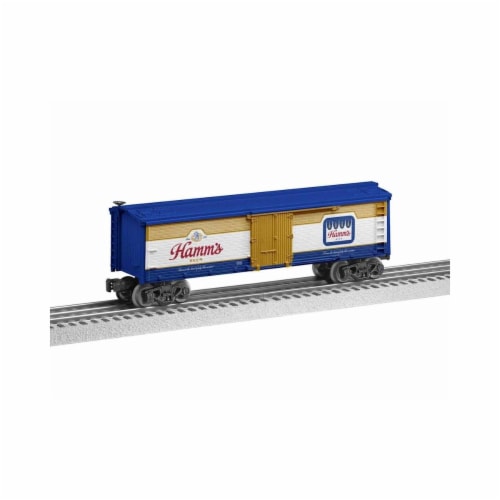 Lionel LNL1928280 O-27 Miller Coors Hamms Reefer Model Train Perspective: front