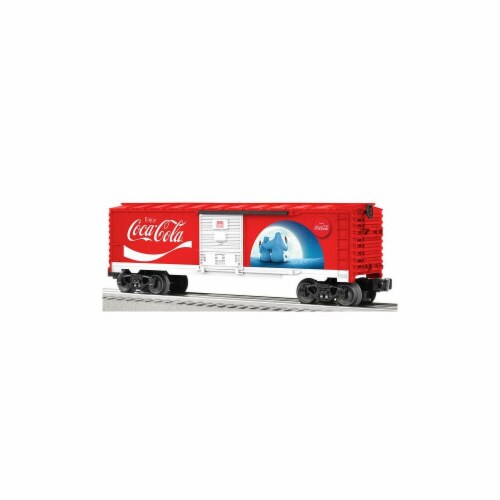 Lionel Coca-Cola '' Polar Bear'' Box Car Perspective: front