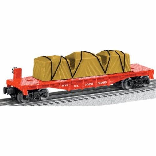 Lionel US MADE COAST GUARD FLATCAR Perspective: front