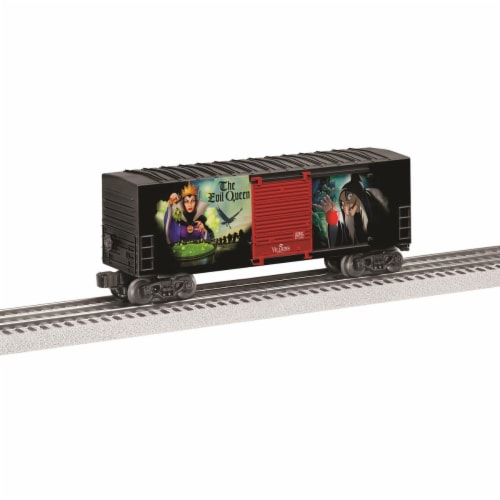 Lionel LNL82921 Disney Villains Hi Cube Boxcar - Evil Queen Perspective: front