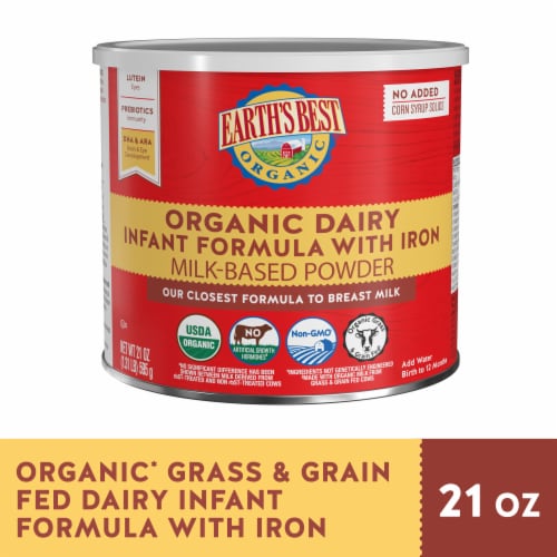 Earth’s Best Organic® Infant Formula with Iron