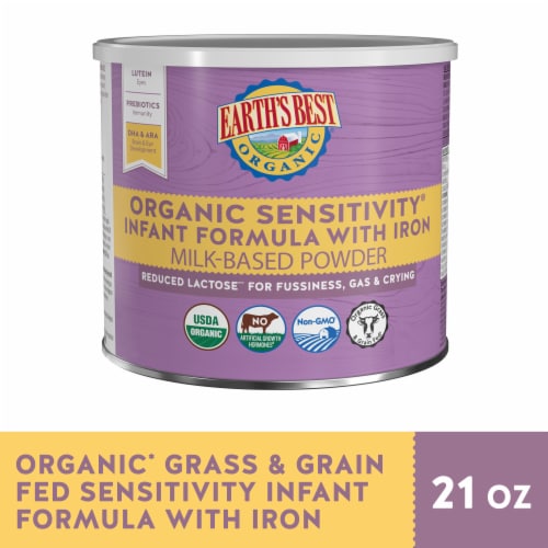 Earth’s Best Organic® Sensitivity with Iron Milk-Based Powder Infant Formula