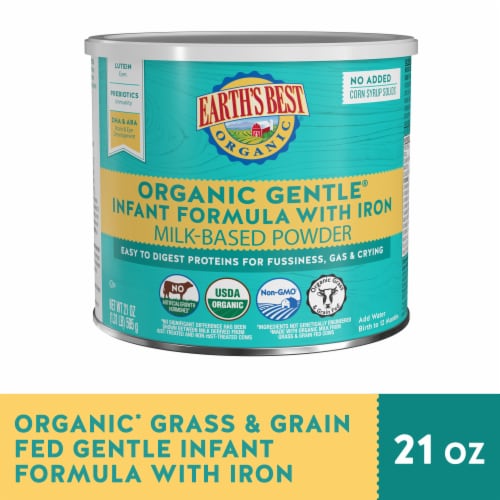 Earth’s Best Organic® Organic Gentle® with Iron Milk-Based Powder Infant Formula