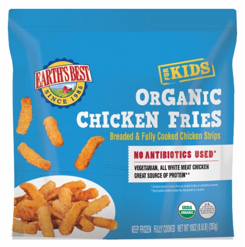 Earth's Best Frozen Chicken Fries (O) Perspective: front