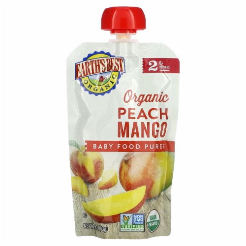 Earth's Best Puree Peach Mango Perspective: front