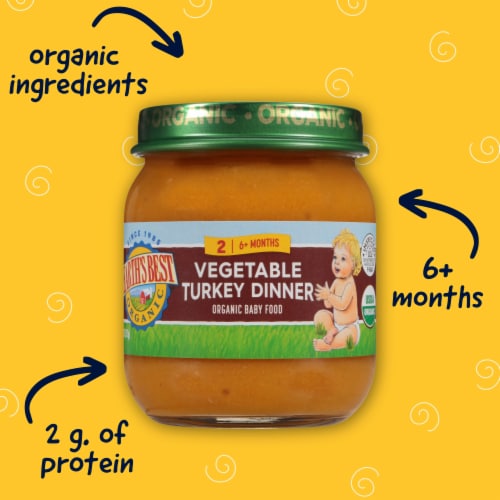 Earth’s Best Organic Vegetable Turkey Dinner Stage 2 Baby Food