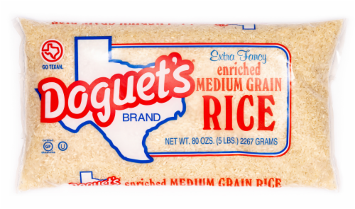 Doguets® Extra Fancy Medium Grain Rice Perspective: front