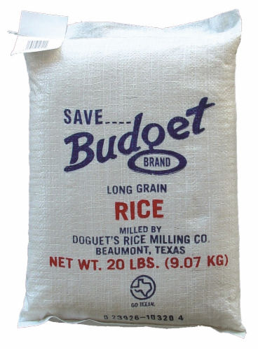 Doguet's Budget Long Grain Rice Perspective: front