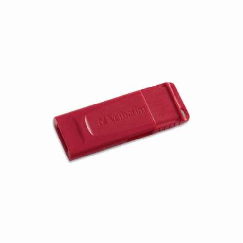 32GB Store 'n' Go&reg; USB Flash Drive - Red - 32GB USB - Red Perspective: front