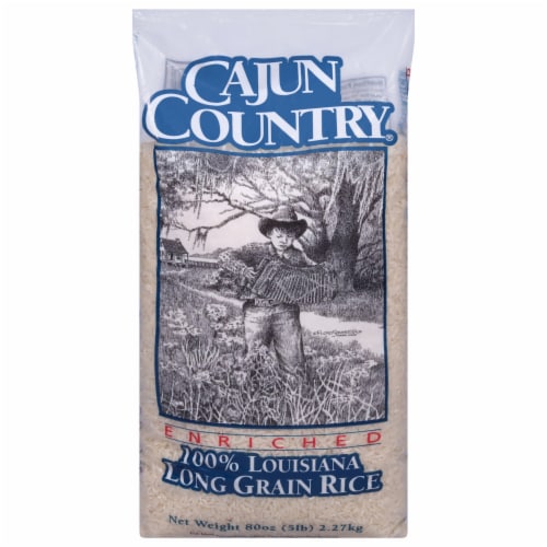 Cajun Country® Enriched 100% Louisiana Long Grain Rice Perspective: front
