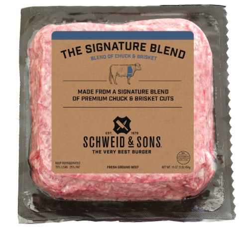 Schweid & Sons® Signature Series Fresh Ground Beef Perspective: front