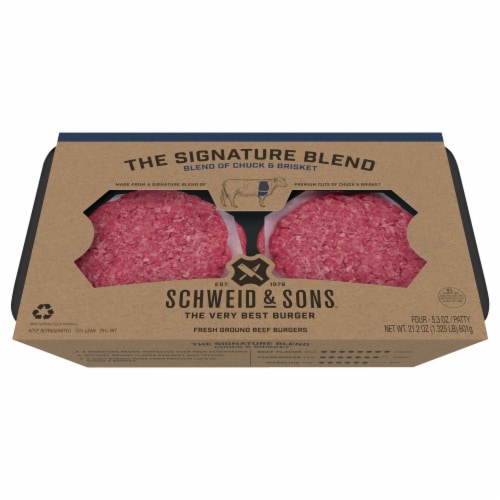 Schweid & Sons Signature Series Chuck Brisket Burger Patties