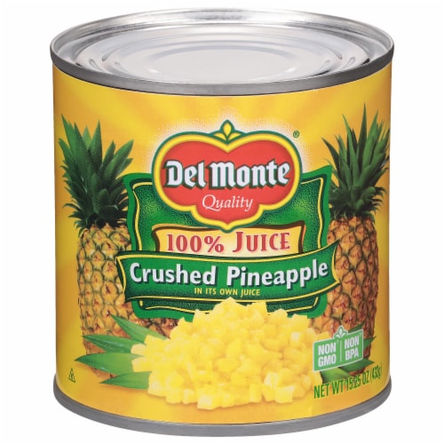 Del Monte® Canned Crushed Pineapple Perspective: front