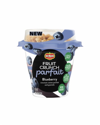 Del Monte Blueberry Fruit Crunch Parfait Perspective: front