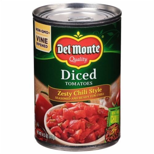 Del Monte® Zesty Chili Style Diced Tomatoes Perspective: front