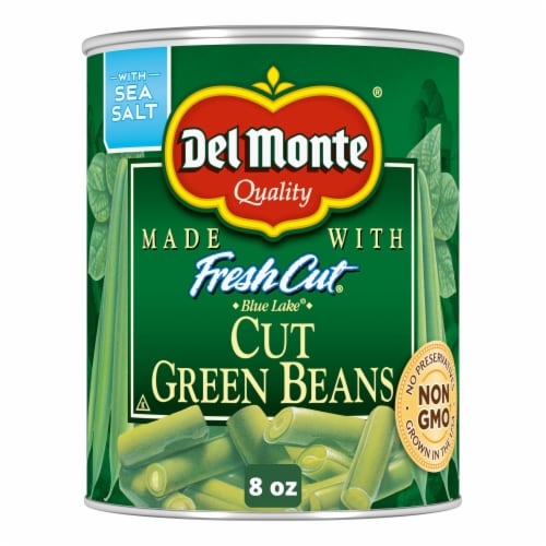 Del Monte Blue Lake Cut Green Beans Perspective: front