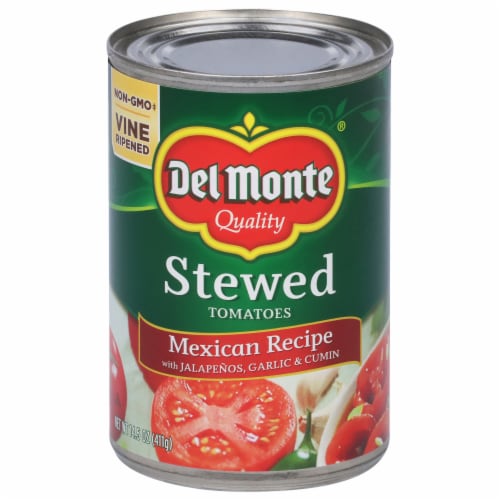 Del Monte® Mexican Recipe Stewed Tomatoes Perspective: front