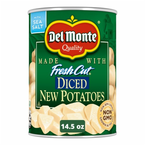 DEL MONTE FRESH CUT Diced Canned Potatoes Canned Vegetables Perspective: front