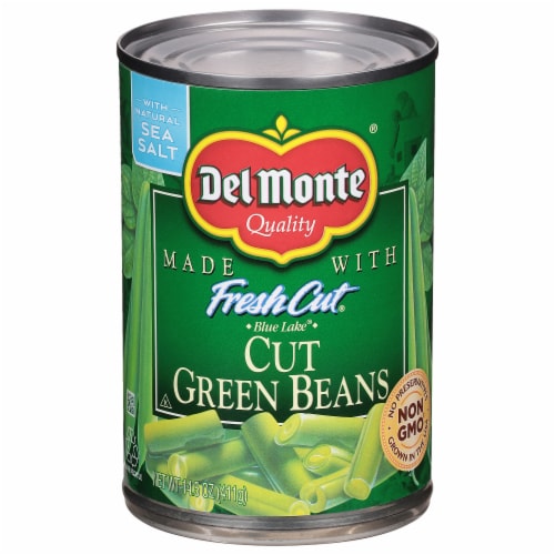 Del Monte Blue Lake Cut Green Beans Perspective: front