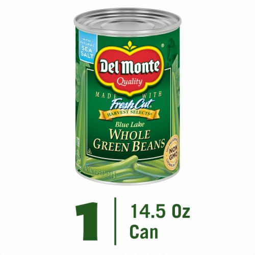 Del Monte® harvest Selects Blue Lake Whole Green Beans Perspective: front