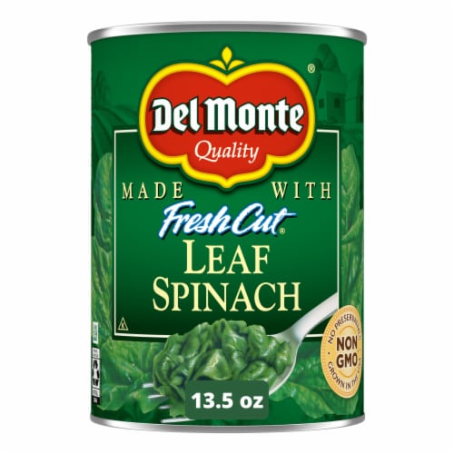 Del Monte Leaf Spinach Perspective: front