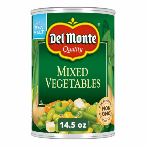 Del Monte Mixed Vegetables Perspective: front