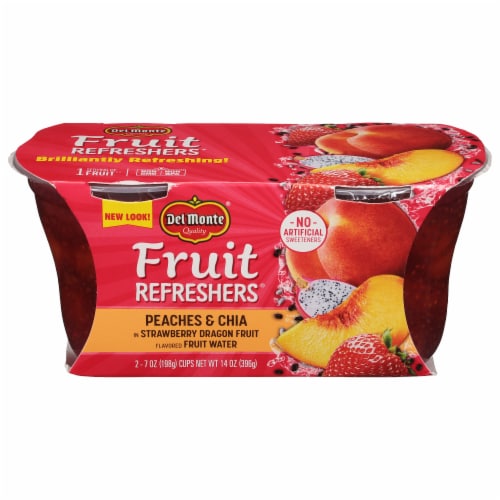 Del Monte Bubble Fruit Cup Snacks Variety Pack 12 Pack 3.5 oz