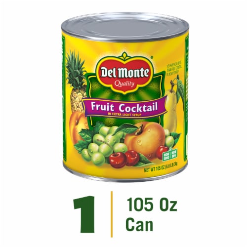DEL MONTE® Fruit Cocktail in Extra Light Syrup Canned Fruit Perspective: front