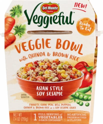 Del Monte® Veggieful Asian Style Veggie Bowl Perspective: front