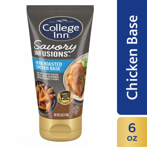College Inn® Savory Infusions Herb and Roasted Chicken Base Perspective: front