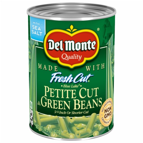 Del Monte® Fresh Cut® Petite Cut Green Beans Perspective: front