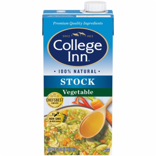 College Inn 100% Natural Vegetable Broth Perspective: front