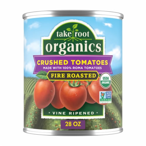 Take Root Organics Fire Roasted Crushed Organic Tomatoes Perspective: front